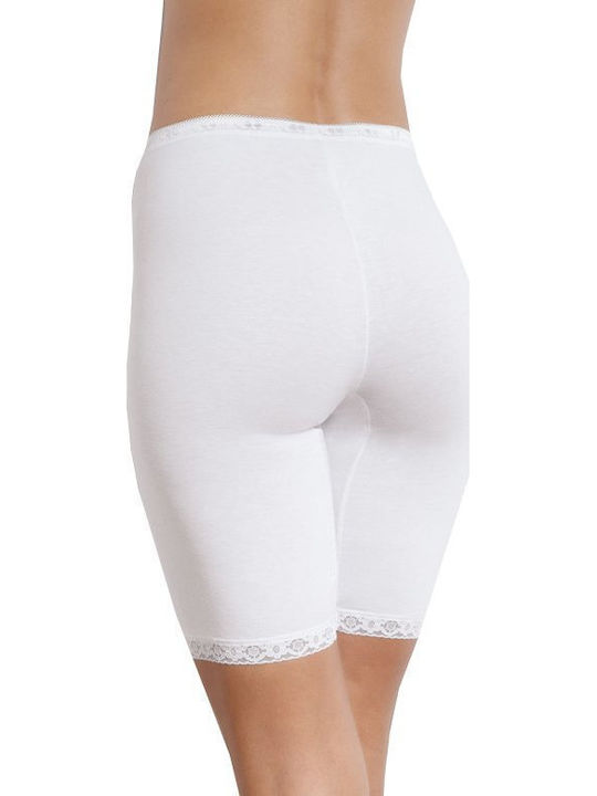 Sloggi Basic Long Boxer Σύσφιξης Λευκό