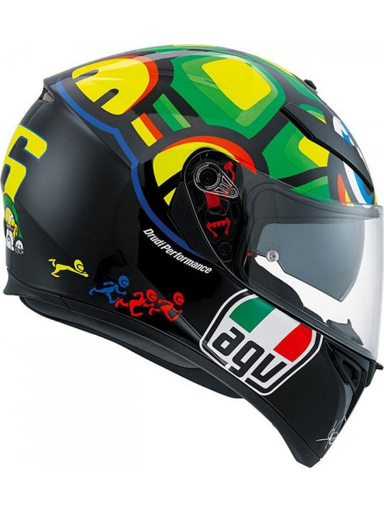 AGV K-3 SV Pinlock Tartaruga Κράνος Μηχανής Full Face 1570gr με Pinlock και Sunvisor