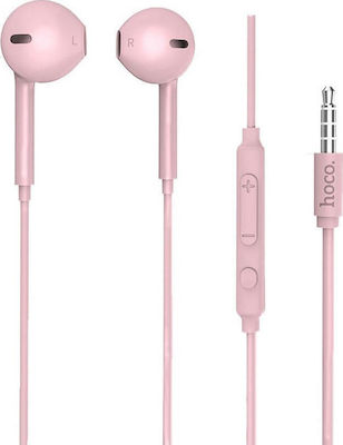 Hoco M55 Earbuds Handsfree with 3.5mm Connector Pink