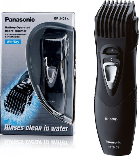 Panasonic Επαναφορτιζόμενη Κουρευτική Μηχανή Μαύρη ER2403-K503