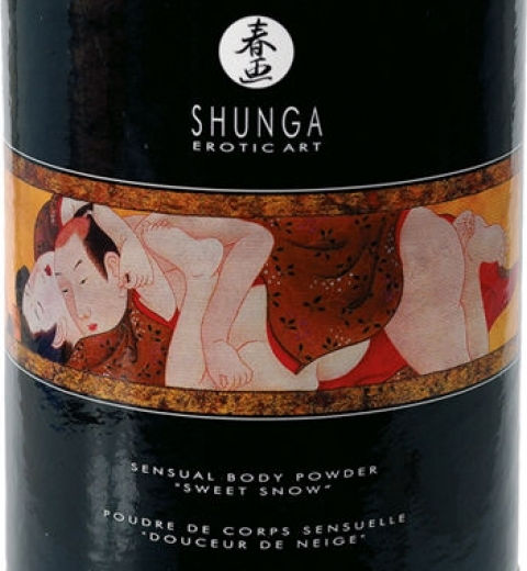 Shunga Sweet Snow Body Pudră cu Parfum Mierea nimfelor 228gr