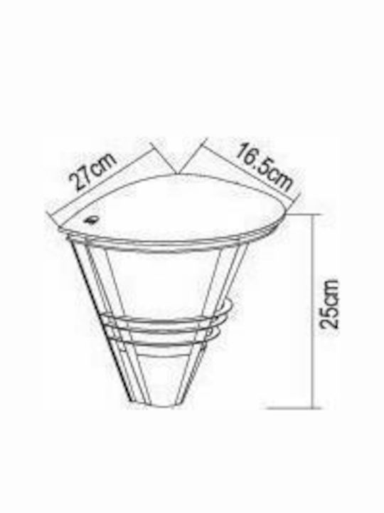 Globo Lighting Salla Wandmontierte Außen-Deckenleuchte E27 IP44