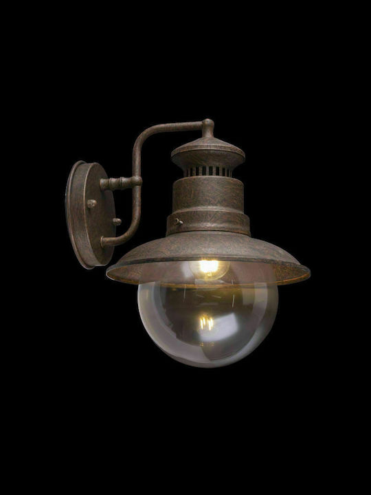 Globo Lighting Sella Επιτοίχιο Εξωτερικό Φωτιστικό Καπέλου E27 IP44