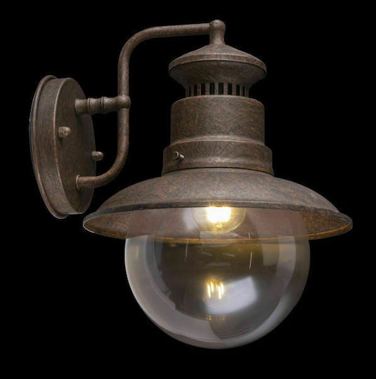Globo Lighting Sella Wandmontierte Außen-Hutleuchte E27 IP44