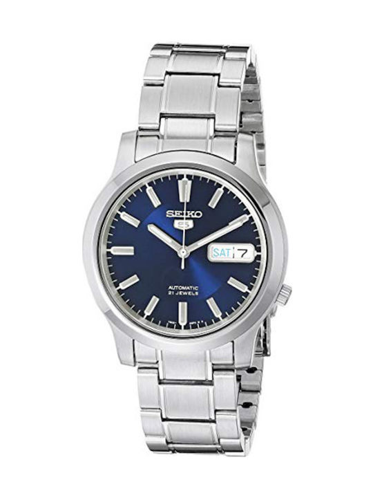 Seiko 5 Ceas Automat cu Argint Brățară metalică