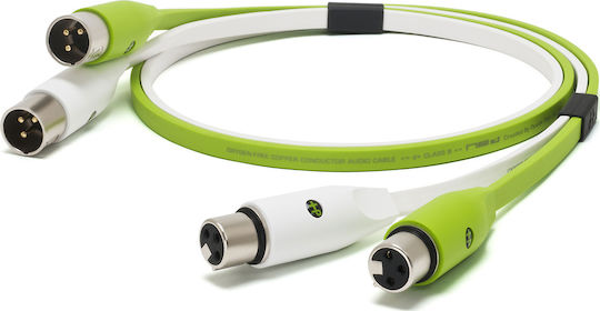 Oyaide Neo d + XFR Class b Cable XLR female - RCA male Πράσινο 2m