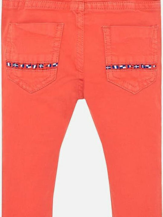 Mayoral Kids Fabric Trousers Orange