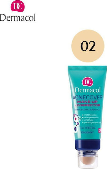 Dermacol Acnecover Make Up With Corrector 02 30ml