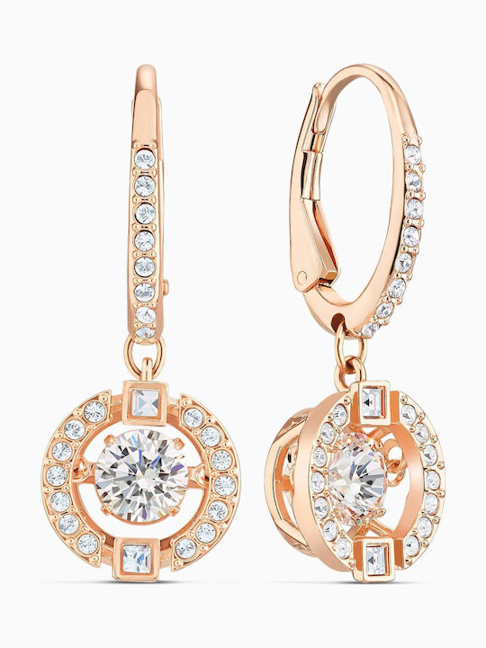 Swarovski Sparkling Dance Stone Earrings Gold Plated with Stones