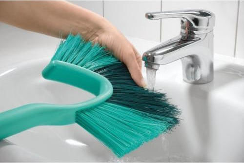 Leifheit Wall Ceiling Broom Dusty Plastic Broom Handle Cleaning Brush Blue