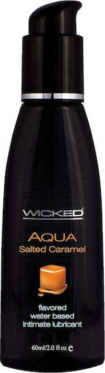 Wicked Aqua Flavored Lubrifiant caramel sărat 60ml
