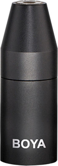 Boya Converter XLR male to 3.5mm female Silver 1pcs BY-35C-XLR