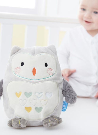 Grobag Ollie The Owl από Ύφασμα με Λευκούς Ήχους, Μουσική, Φως και Αισθητήρα Κλάματος για Νεογέννητα