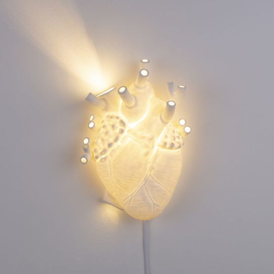 Seletti Διακοσμητικό Φωτιστικό Heart Lamp LED Καρδιά
