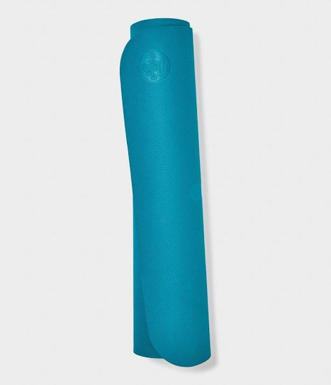 Manduka Begin Yoga Mat Exercise Mat Blue Bondi Blue (172x61x0.5cm)