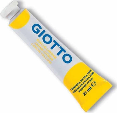 Giotto Tempera Tempera Farben Primary Yellow Nr. 02 in Röhre 21ml 1Stück 035500200