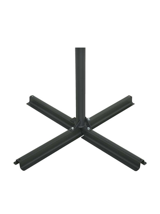 Umbrelă Rotundă Din Aluminiu Albastră Ø4,6m