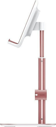 Baseus Literary Youth Aluminum Alloy Desktop Bracket Βάση Γραφείου για Κινητό σε Ροζ Χρυσό χρώμα