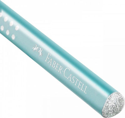 Faber-Castell Jumbo Sparkle Creion B Albastru deschis