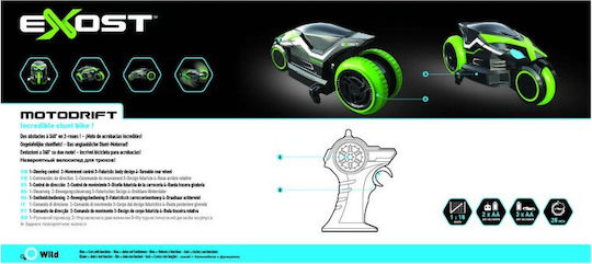 Exost Motodrift Τηλεκατευθυνόμενη Μοτοσυκλέτα Drift Πράσινο