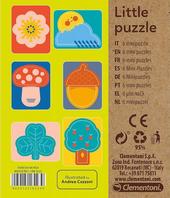 Παιδικό Puzzle Little 6pcs για 2+ Ετών Clementoni