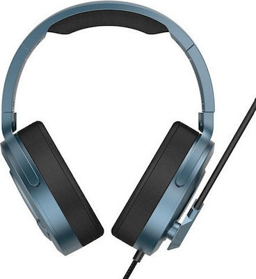 Baseus D05 Over Ear Gaming Headset with Connection USB Blue