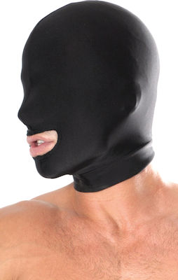 Pipedream Fetish Fantasy Series - Spandex Open Mouth Hood Mască BDSM în Culoarea Negru PD3855-02