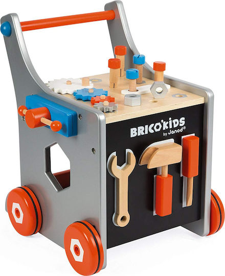 Janod Banc de lucru pentru copii Mgnetic DIY Trolley din lemn