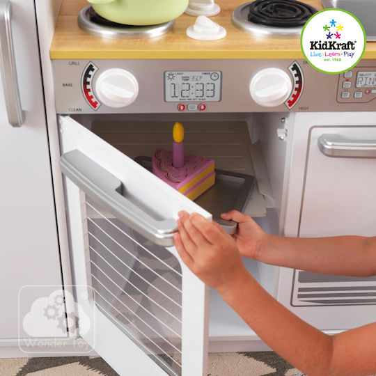 Kidkraft Uptown White Kitchen από Ξύλο για 3+ Ετών