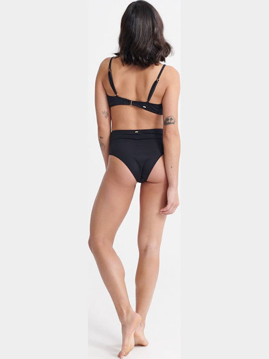 Edit High Waist Bikini Slip Ψηλόμεσο Μαύρο
