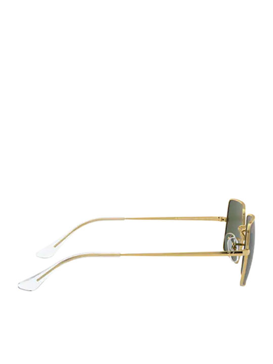 Ray Ban Women's Sunglasses with Gold Metal Frame and Green Lens RB1969 9196/31