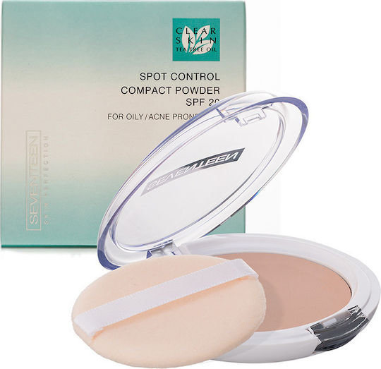 Seventeen Skin Tea Tree Oil Spot Control Compact Powder SPF20 Πούδρα No.3 SPF20 10gr