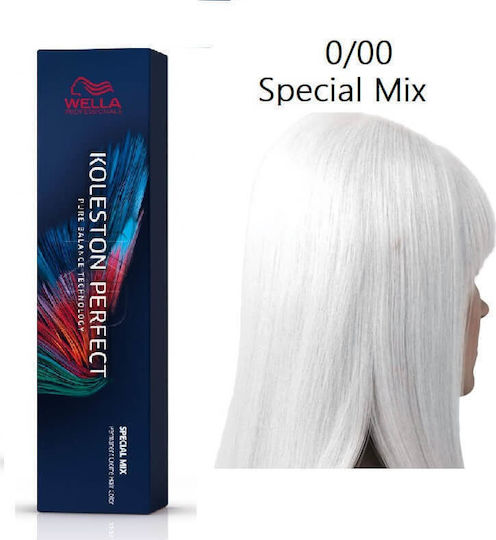 Wella Koleston Perfect Special Mix Βαφή Μαλλιών 0/00 Διαφανές Έντονο Φυσικό 60ml