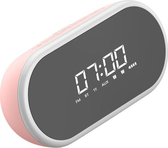 Baseus Encok E09 Tabletop Digital Clock Pink with Alarm NGE09-04