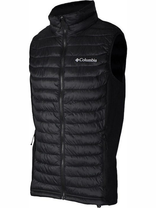 Powder Pass Sleeveless Jacket Puffer Black