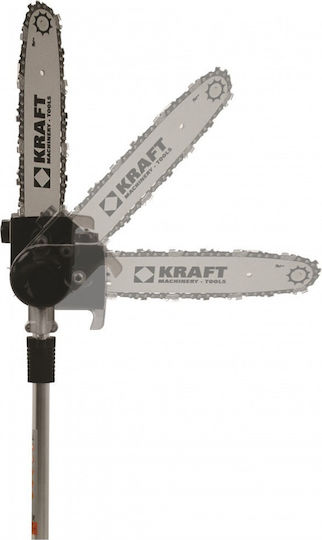 Kraft 691074 Gasoline Garden Multi Tool 4 in 1 Pole Saw Lawnmower Hedge Trimmer Attachment Extension