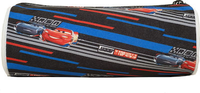 Gim Cars Racing Pencil Case Barrel with 1 Compartment Black