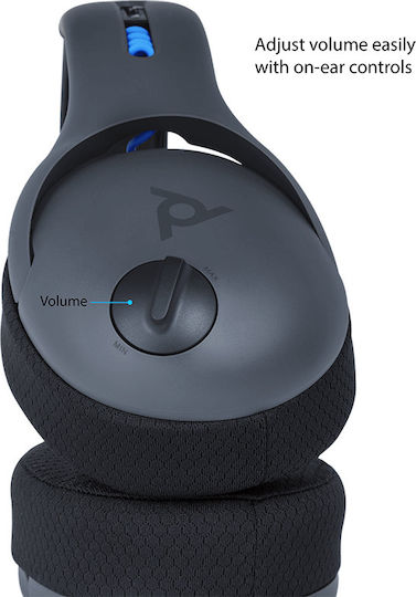 PDP LVL50 PS4 Over Ear Gaming Headset με σύνδεση 3.5mm Γκρι for PS4