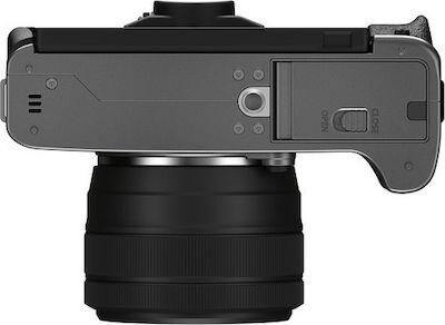 Fujifilm Mirrorless Φωτογραφική Μηχανή X-T200 Crop Frame Kit (XC 15-45mm F3.5-5.6 OIS PZ) Silver