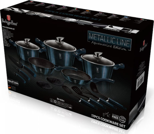 Berlinger Haus Metallic Line Kochgeschirr-Set 5 Teile Berlinger Haus Metallic Line Kochgeschirr-Set 5 Teile
