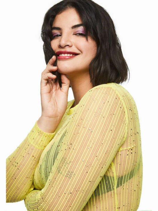 Long Sleeve Bodysuit x Dua Lipa Katie Yellow