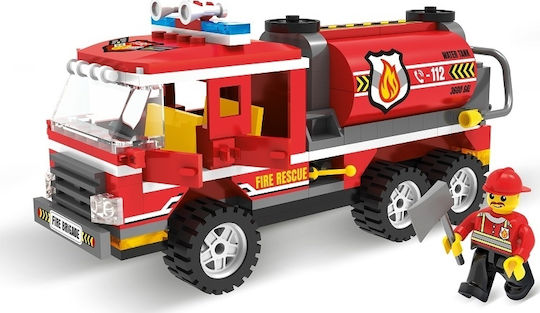 Blocki Building Blocks My Fire Brigade Water Tanker for 6+ Years 213 Pieces