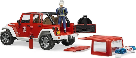 Bruder Jeep Wrangler Unlimited Rubicon Fire Engine Car 1:16 Fire Truck For 3+ Years