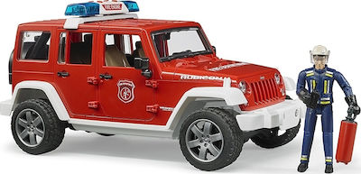 Bruder Jeep Wrangler Unlimited Rubicon Fire Engine Mașinuță 1:16 de pompieri pentru 3++ Ani 02528