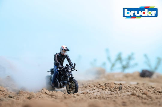 Bruder Scrambler Ducati Cafe Racer Μοτοσυκλέτα 1:16 για 3+ Ετών