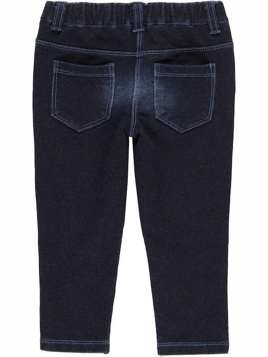 Boboli Kids Denim Trousers Navy Blue