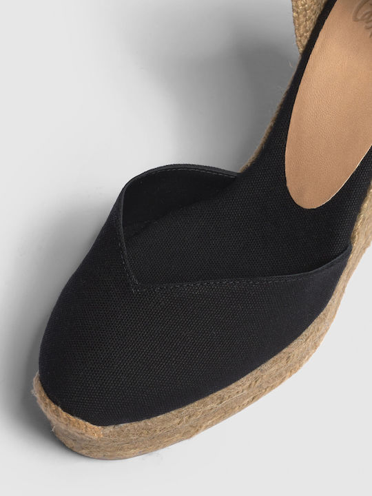 Chiara Women's Platform Espadrilles Black