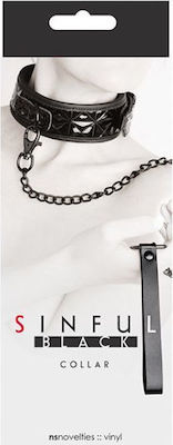 Ns Novelties Sinful Collar in Schwarz Farbe