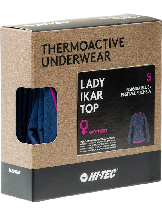 Hi-Tec Lady Ikar Женска термо дълги ръкавици Син