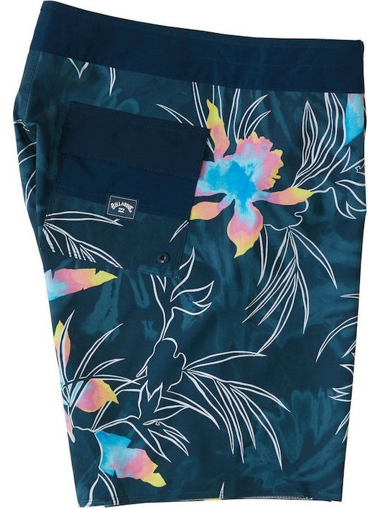 Sundays Airlite 19" Men's Swimwear Shorts Navy Blue with Patterns